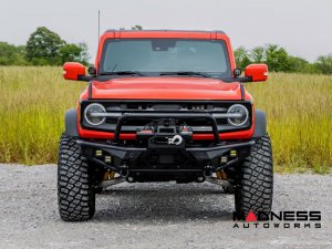 Ford Bronco Front Camera Relocation Bracket - Rough Country - Hawes Fairlead